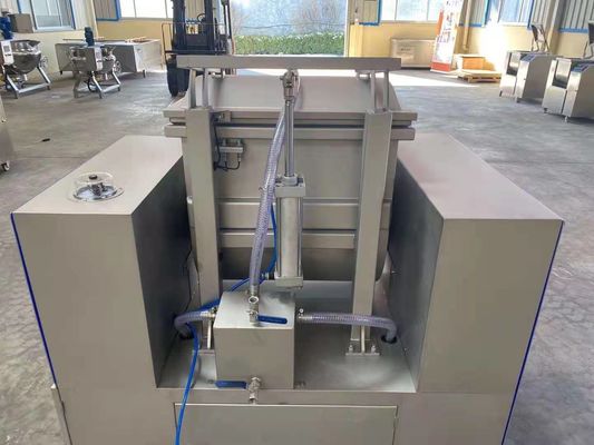 100 KG Capacity Horizontal Vacuum Dough Mixer With Touch Screen Control