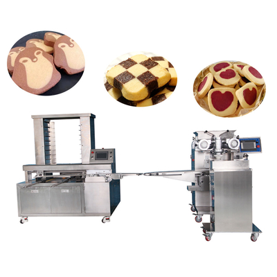 Cute Sweetheart Penguin Panda Bear Kartun Cookie Produksi Line Machine