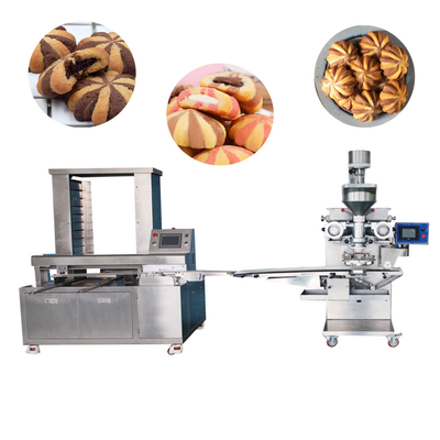 PLC Control Perlengkapan lini produksi cookie pengisi cokelat