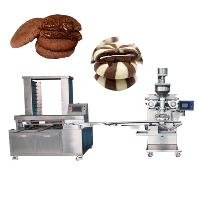 SUS 304 Pangan Berkualitas Stainless Steel Cokelat Cairan Pengisian Cookie Produksi Line