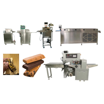 Otomatis Cokelat Tanggal Pasta Buah Bar Produksi Line Dilengkapi Mesin Packing