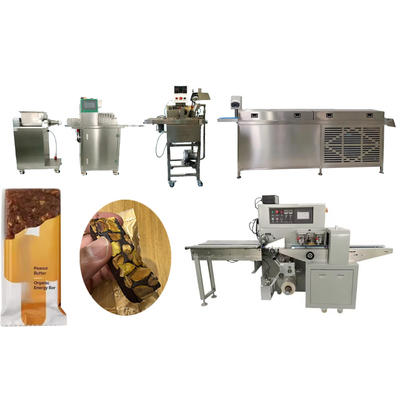 Snacks Protein Bar Membuat Mesin Produksi Line Dengan Packing Machine