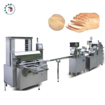 1000kgh 800KG Lini Produksi Roti Dengan Kotak Roti Bakar