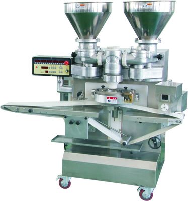 220V 110V 1Ph Mesin Encrusting Makanan Otomatis Untuk Pie Besar