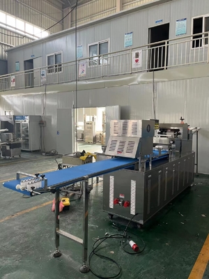 Lini Produksi Roti Otomatis Listrik 380V Dengan Pemotong